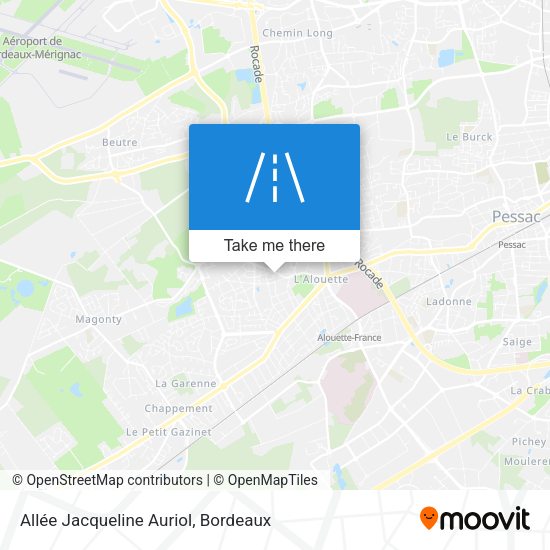 Allée Jacqueline Auriol map