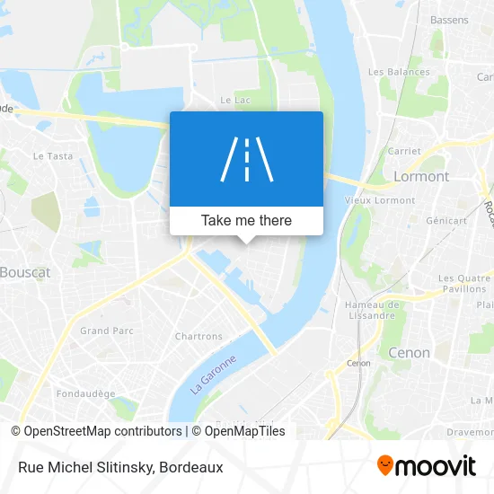 Rue Michel Slitinsky map