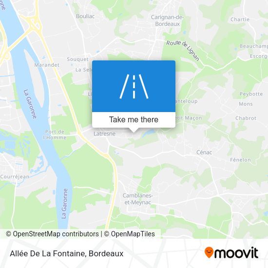 Allée De La Fontaine map