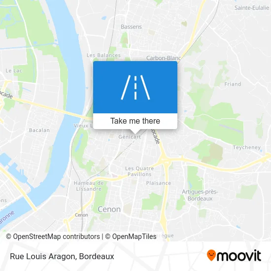 Rue Louis Aragon map