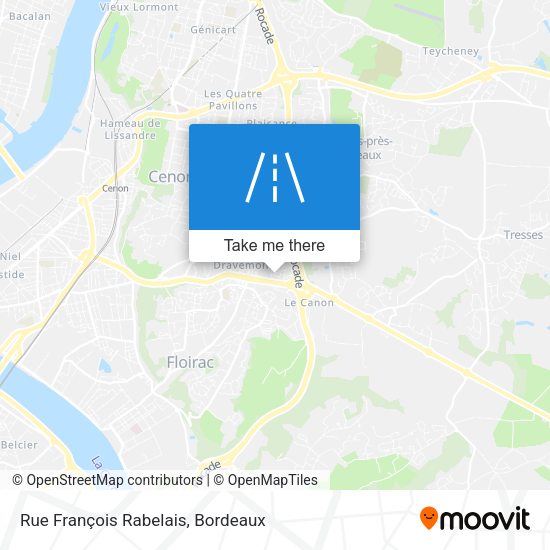 Rue François Rabelais map