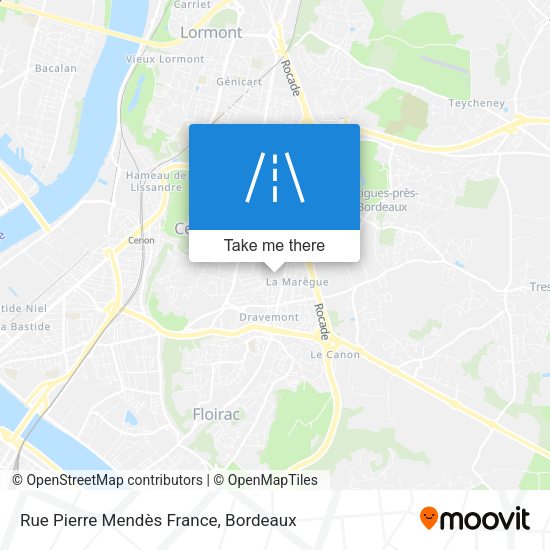 Rue Pierre Mendès France map