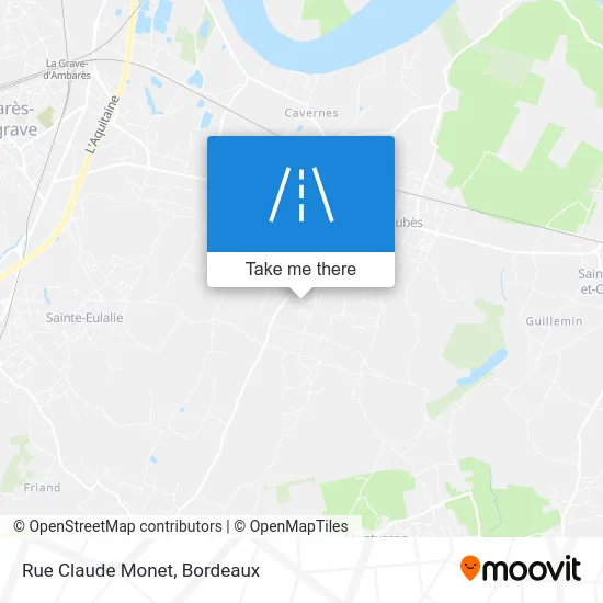 Rue Claude Monet map