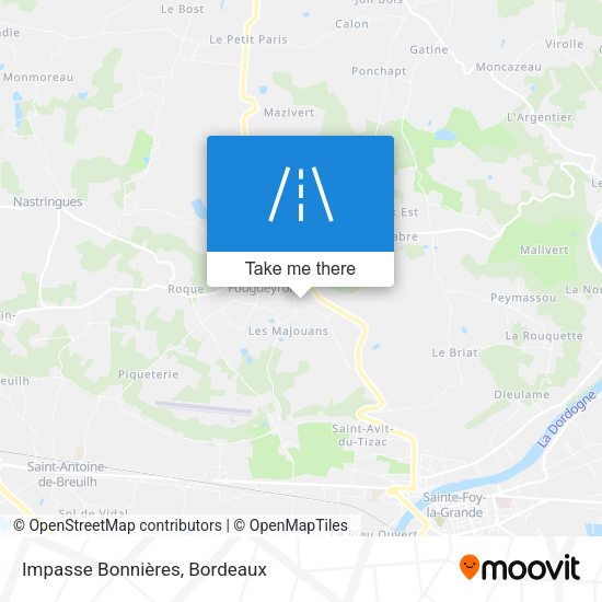 Impasse Bonnières map