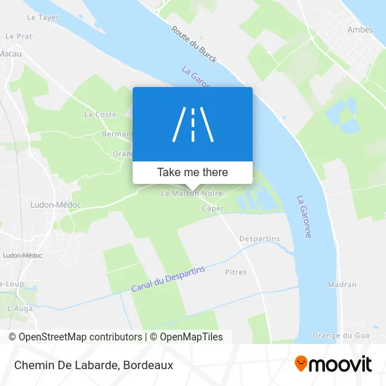 Chemin De Labarde map