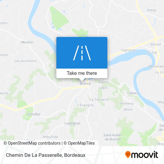 Chemin De La Passerelle map
