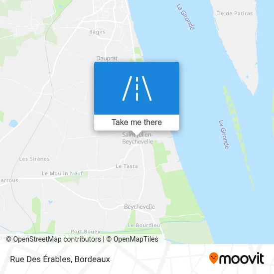 Rue Des Érables map