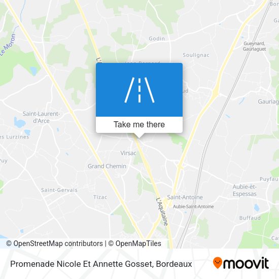 Promenade Nicole Et Annette Gosset map