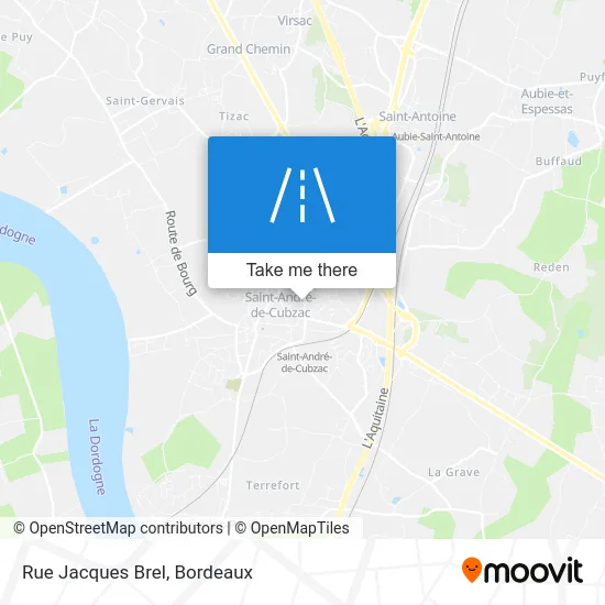 Rue Jacques Brel map