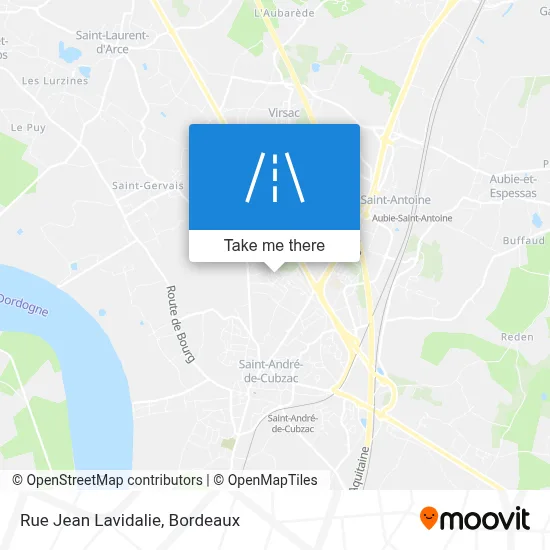 Rue Jean Lavidalie map