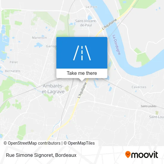 Rue Simone Signoret map