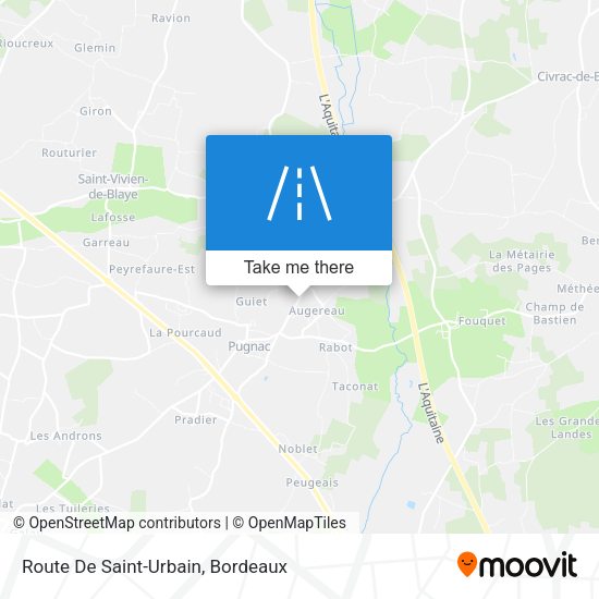 Route De Saint-Urbain map