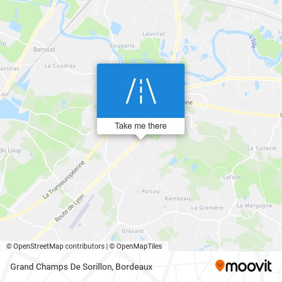 Grand Champs De Sorillon map