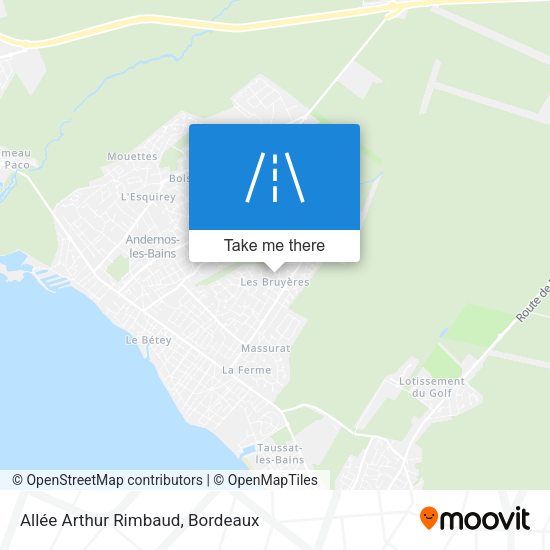 Allée Arthur Rimbaud map