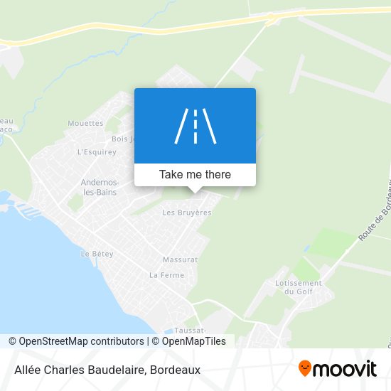 Allée Charles Baudelaire map