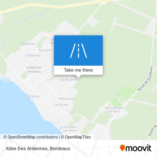 Allée Des Ardennes map