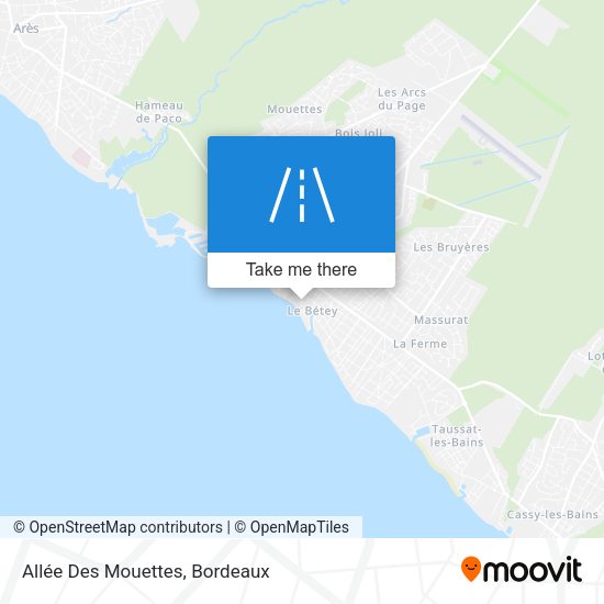 Allée Des Mouettes map