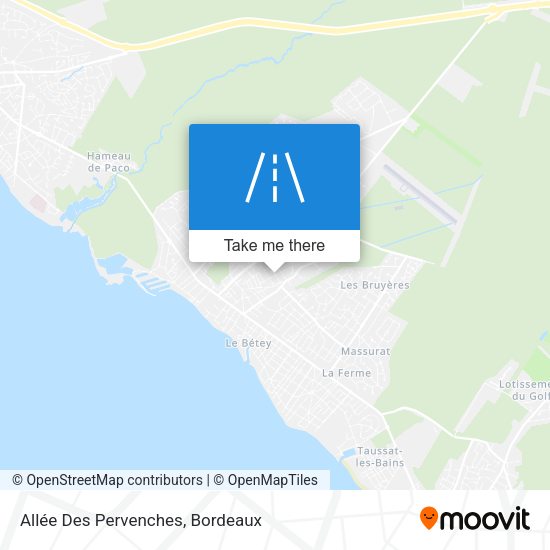 Allée Des Pervenches map