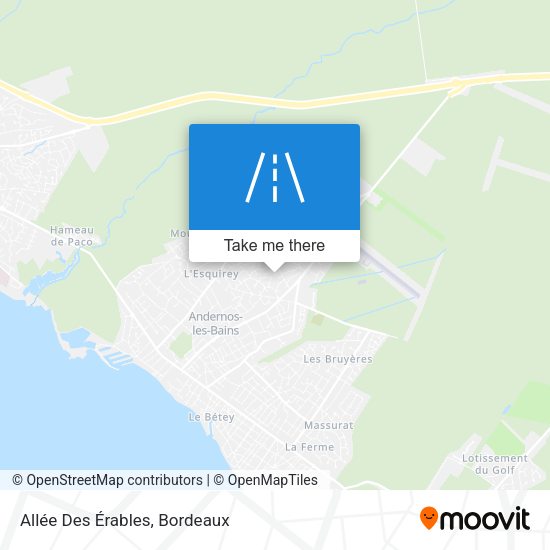 Allée Des Érables map
