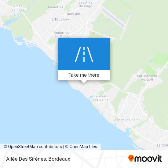 Allée Des Sirènes map