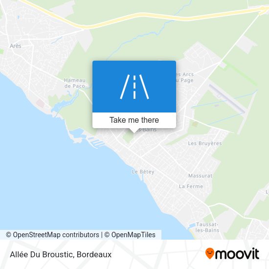 Allée Du Broustic map