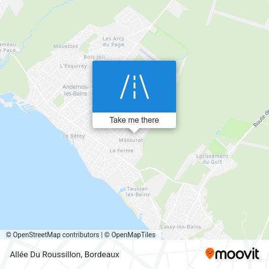 Allée Du Roussillon map