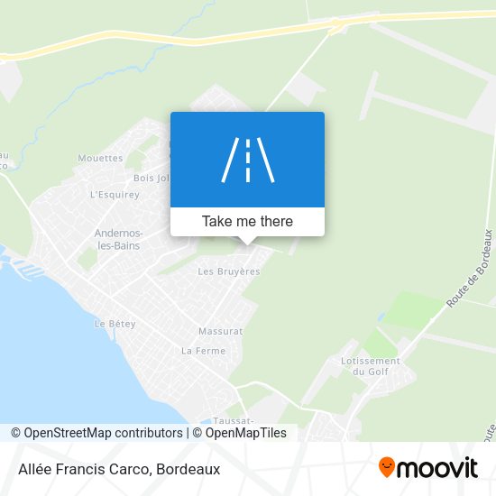 Allée Francis Carco map
