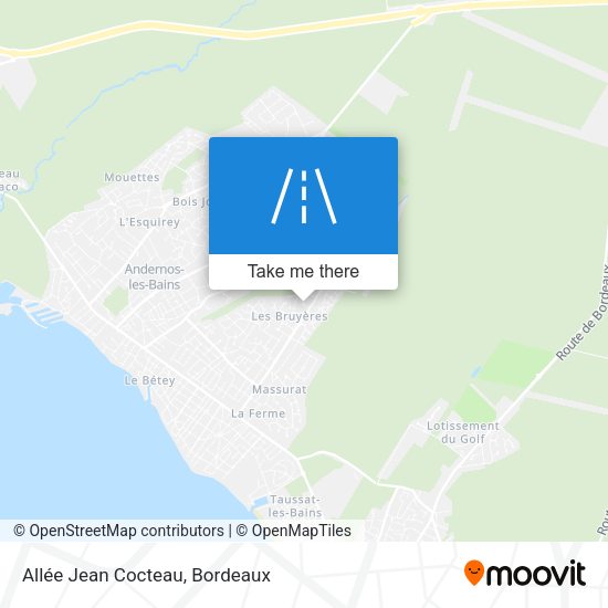Allée Jean Cocteau map