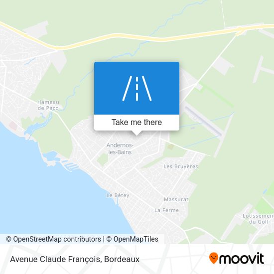 Avenue Claude François map