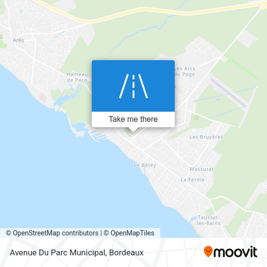 Avenue Du Parc Municipal map