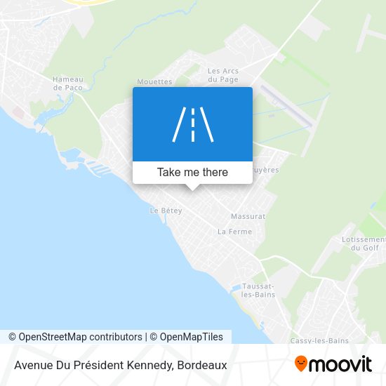 Avenue Du Président Kennedy map