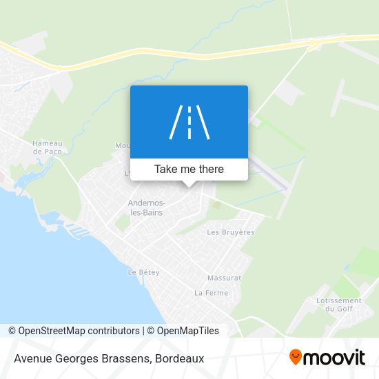 Avenue Georges Brassens map