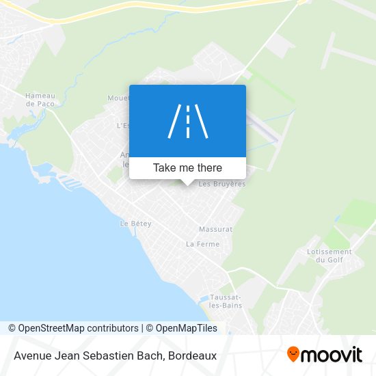 Avenue Jean Sebastien Bach map
