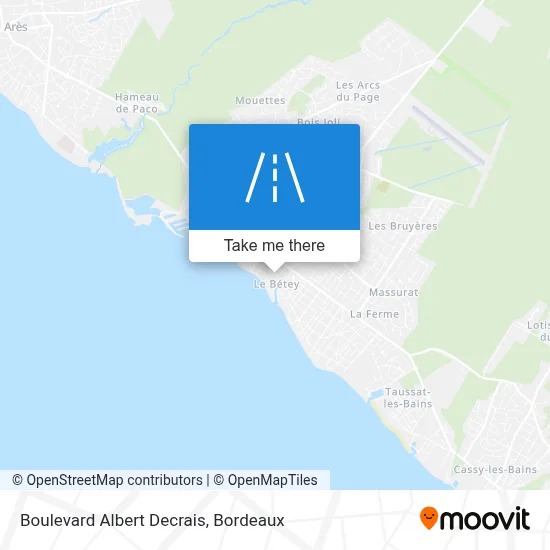 Boulevard Albert Decrais map