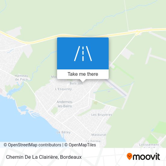 Chemin De La Clairière map