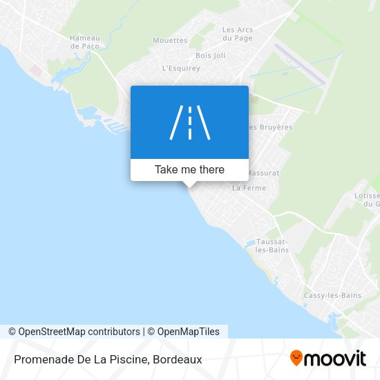 Promenade De La Piscine map