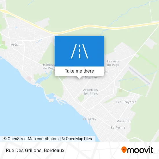 Rue Des Grillons map