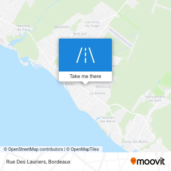 Rue Des Lauriers map