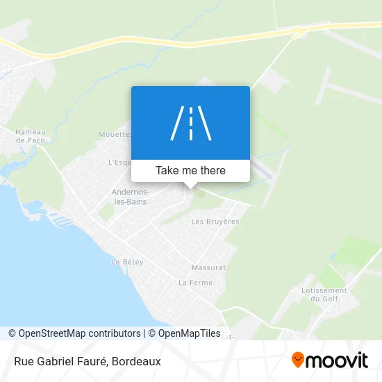 Rue Gabriel Fauré map