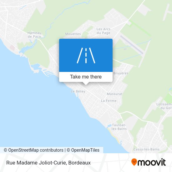 Rue Madame Joliot-Curie map
