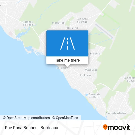 Rue Rosa Bonheur map