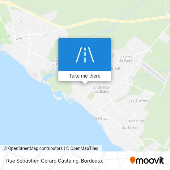 Rue Sébastien-Gérard Castaing map