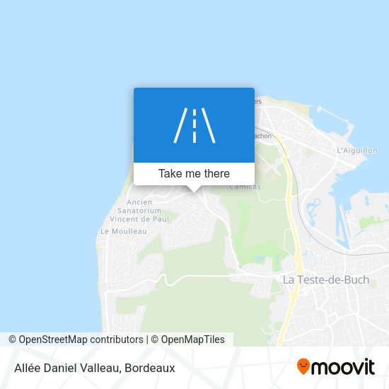 Allée Daniel Valleau map