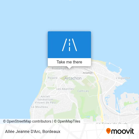Allée Jeanne D'Arc map