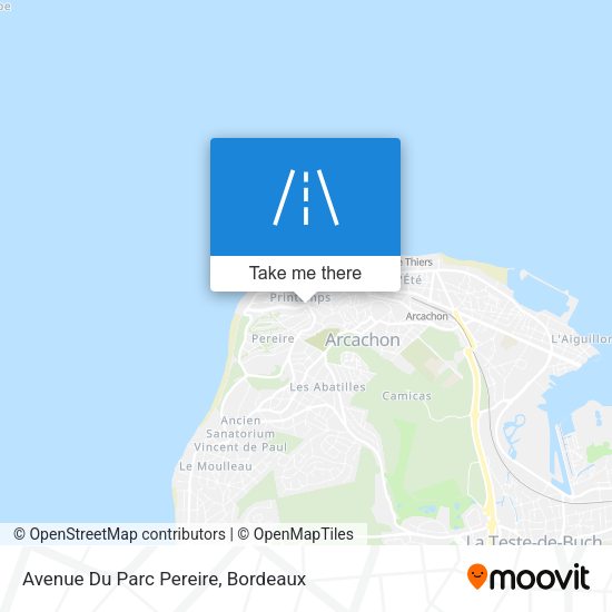 Avenue Du Parc Pereire map