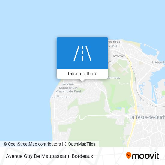 Avenue Guy De Maupassant map