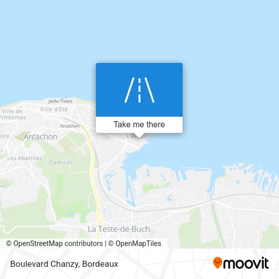 Mapa Boulevard Chanzy