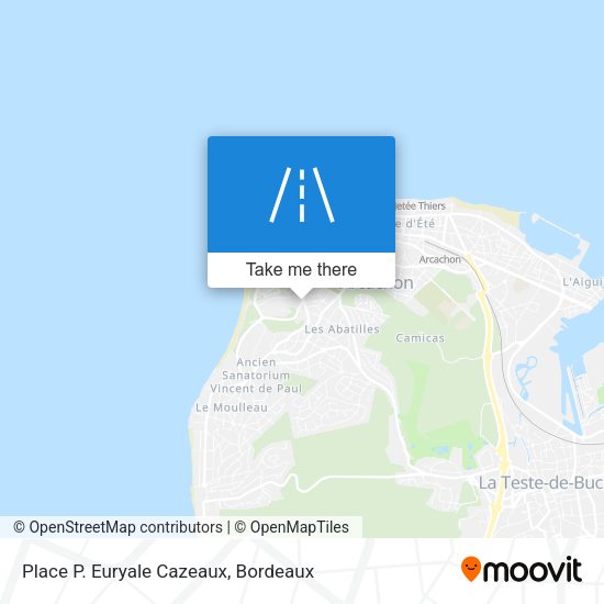 Place P. Euryale Cazeaux map