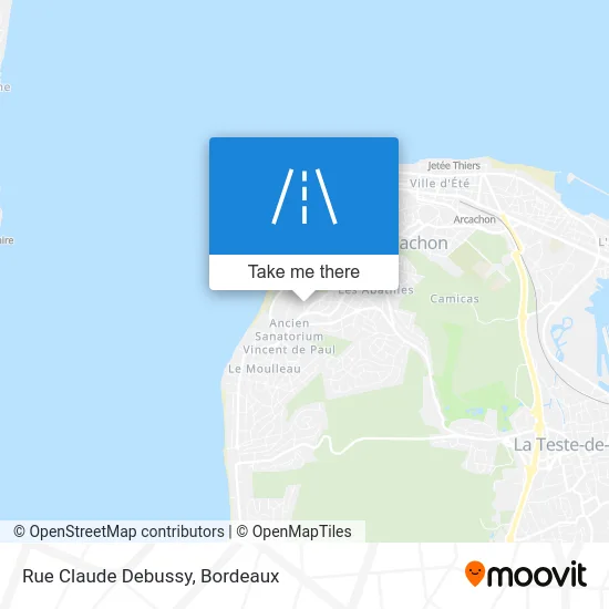 Rue Claude Debussy map