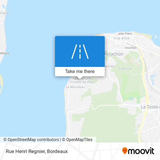 Rue Henri Regnier map